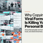 Why Copying Viral Formats Is Killing Your Personal Brand by deepak jangir
